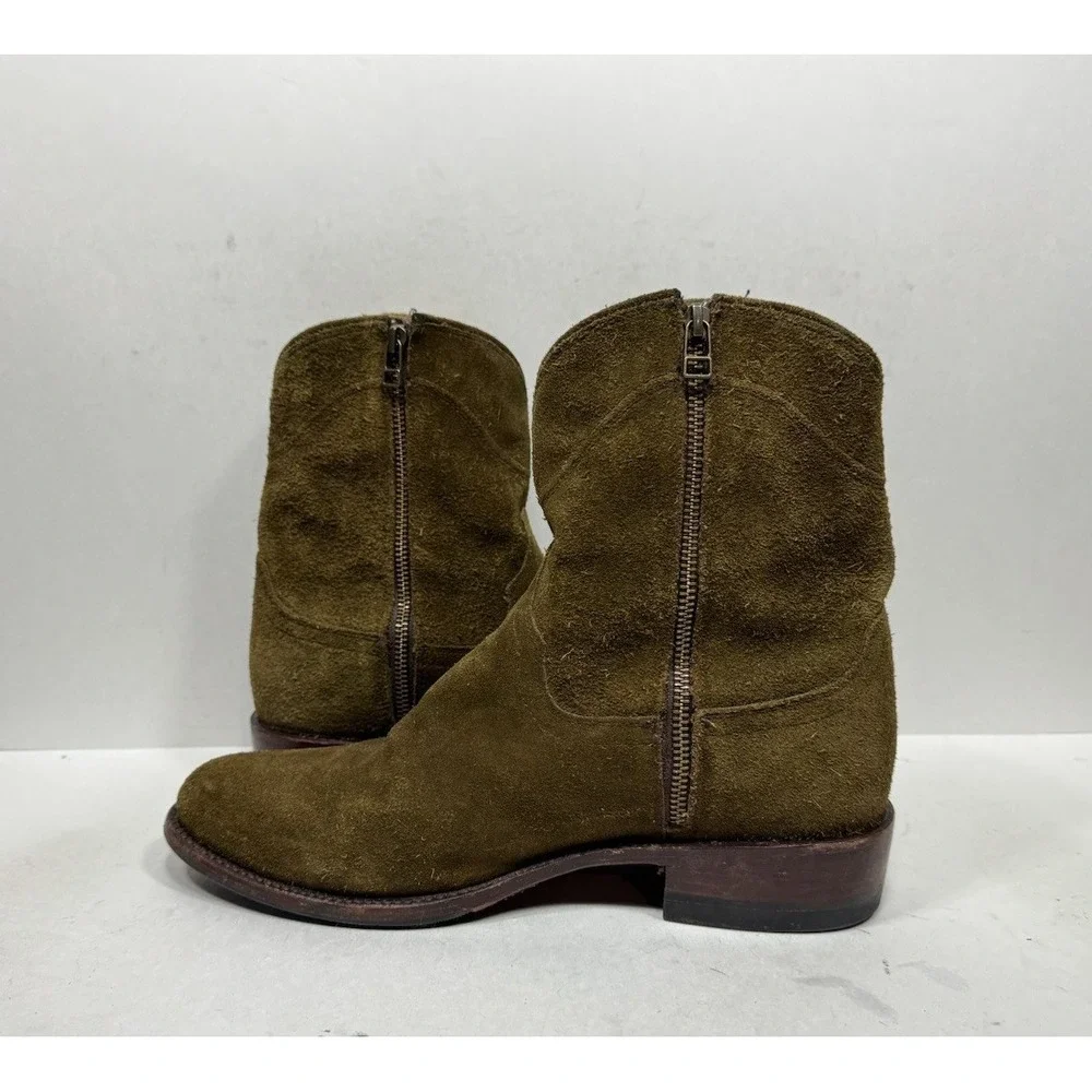 Tecovas The Dean Suede Men's Size 9 D Boots 1012 Pull On